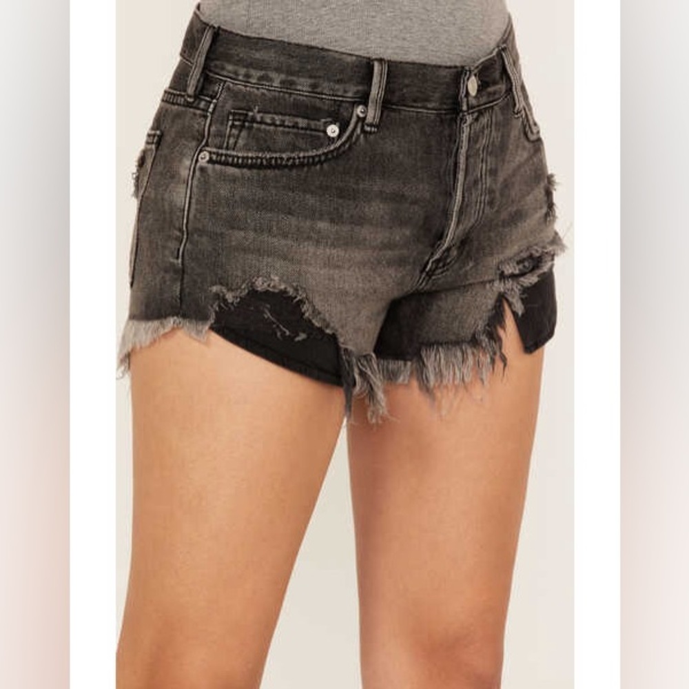 Free People Loving Good Vibrations Denim Shorts, size 30